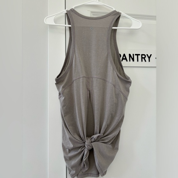 lululemon cotton tie up tank - Picture 1 of 8
